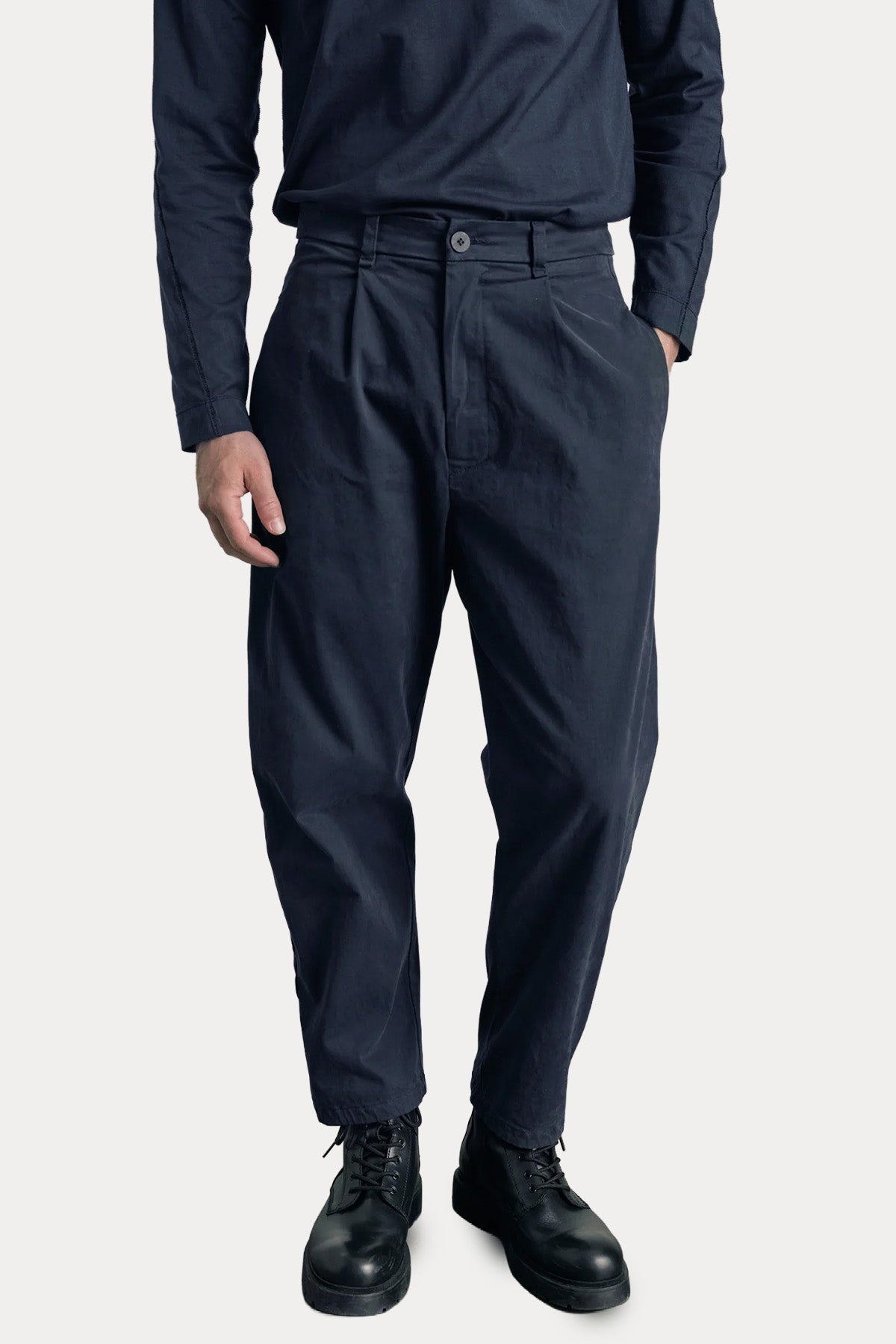 Transit Loose Fit Tek Pile Yandan Cepli Streç Pantolon