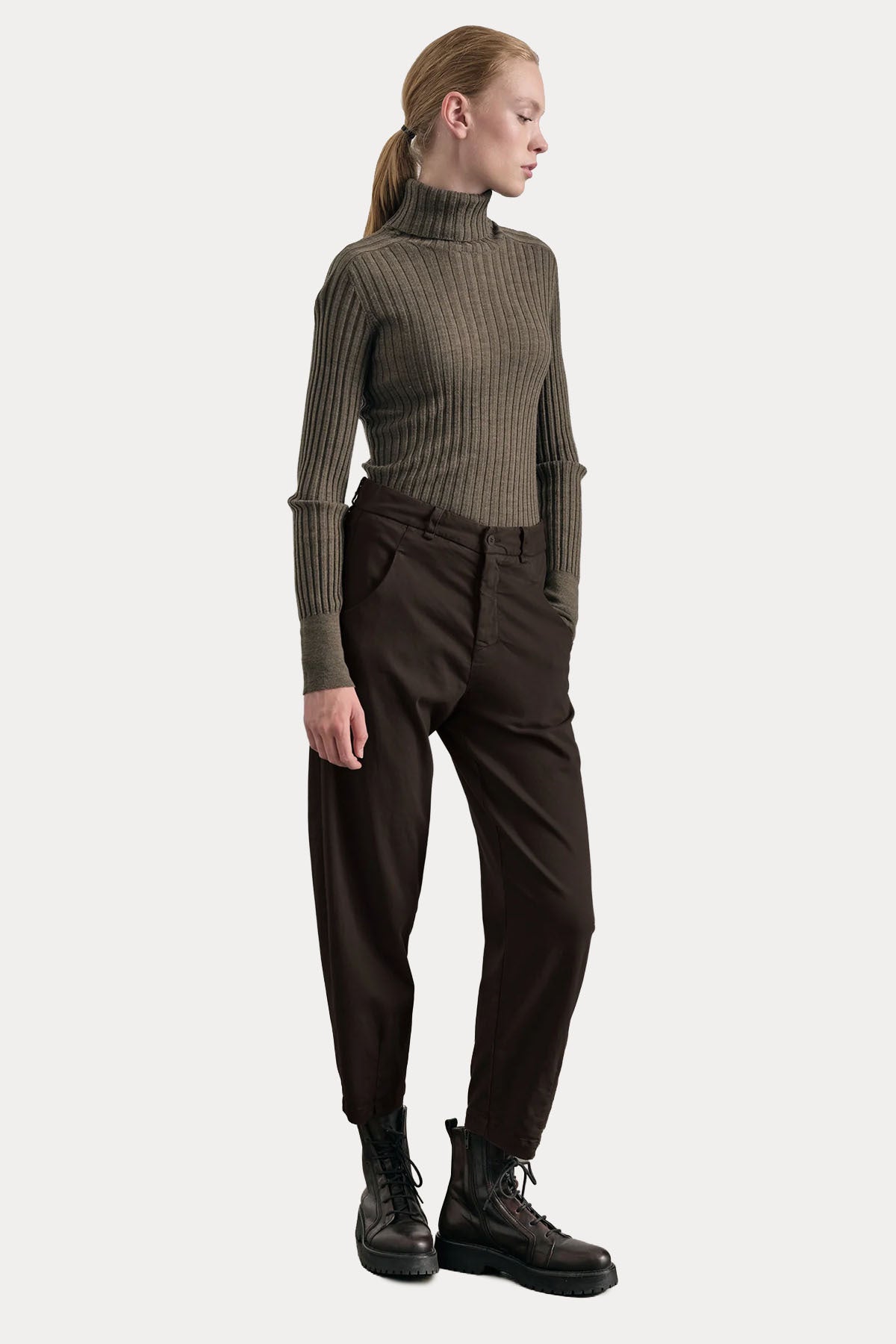 Transit Comfort Fit Yandan Cepli Streç Pantolon