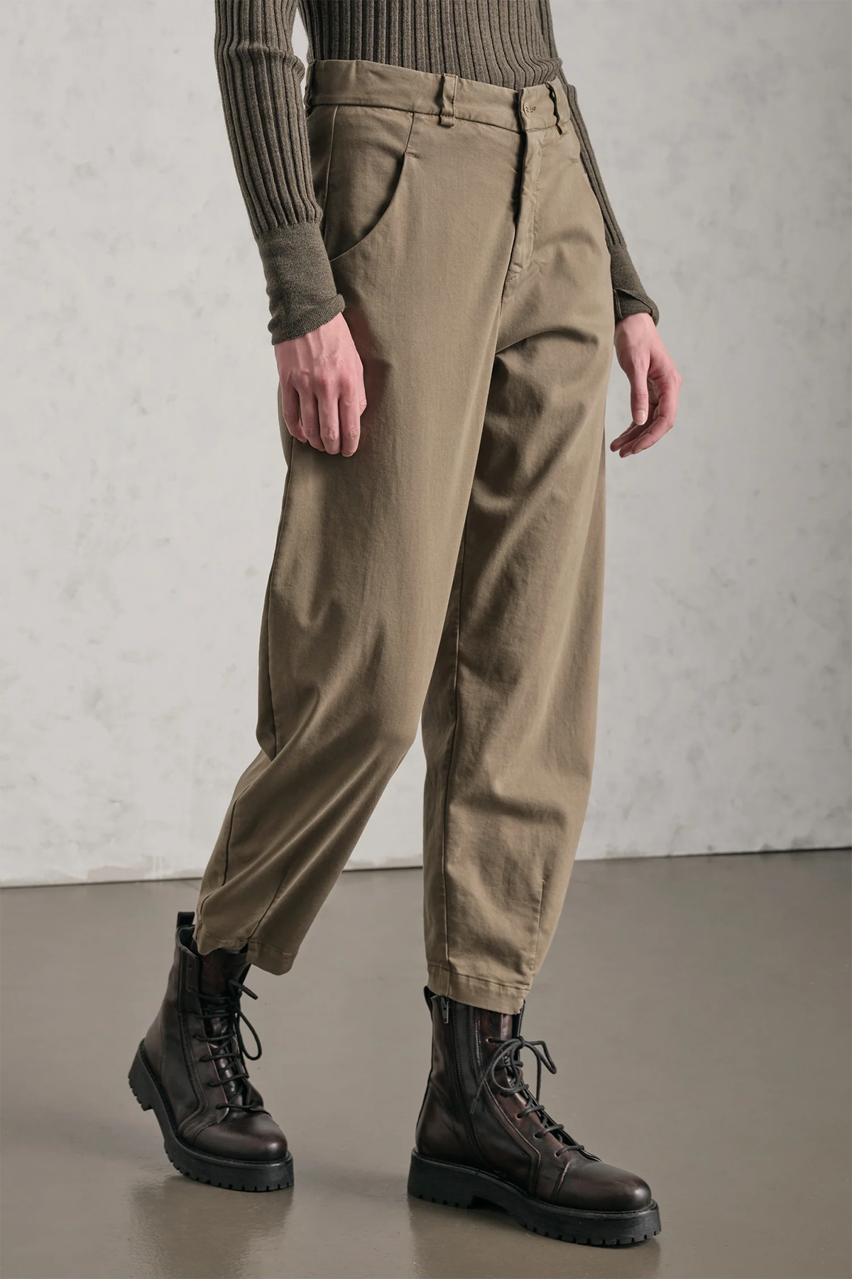 Transit Comfort Fit Yandan Cepli Streç Pantolon