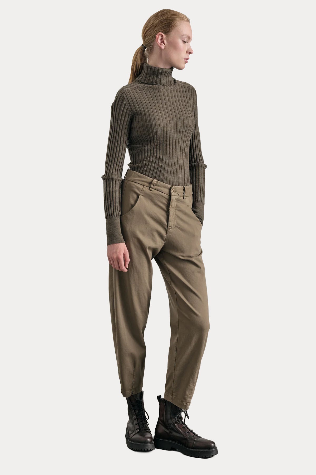 Transit Comfort Fit Yandan Cepli Streç Pantolon