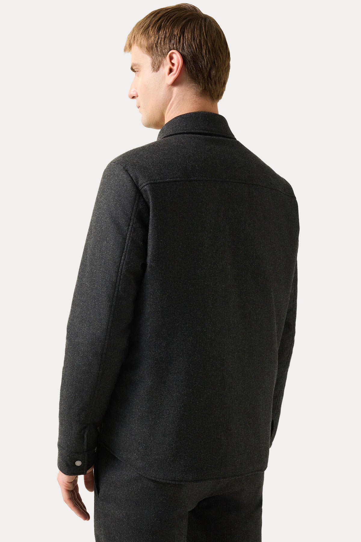 Bogner Olli Regular Fit Dolgulu Yün Gömlek Ceket