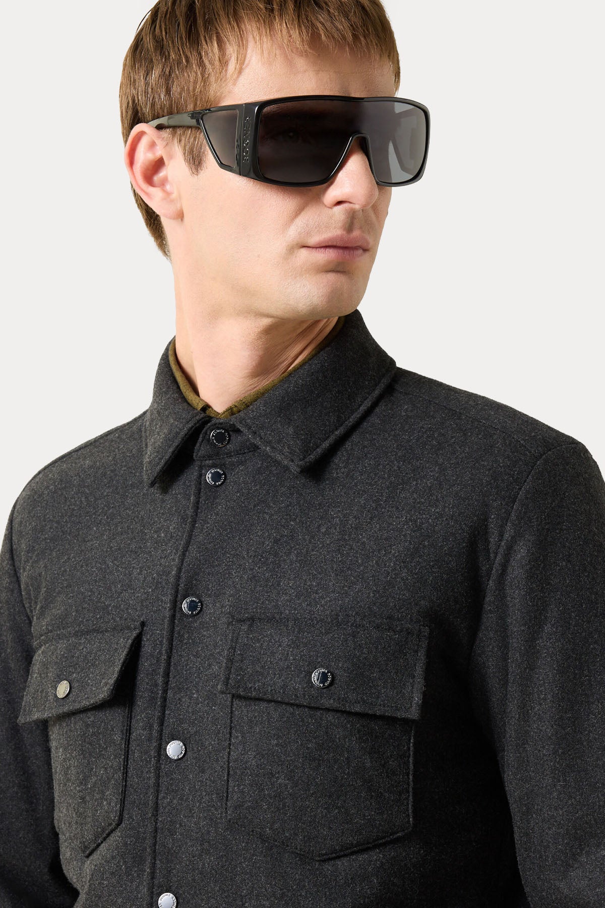 Bogner Olli Regular Fit Dolgulu Yün Gömlek Ceket