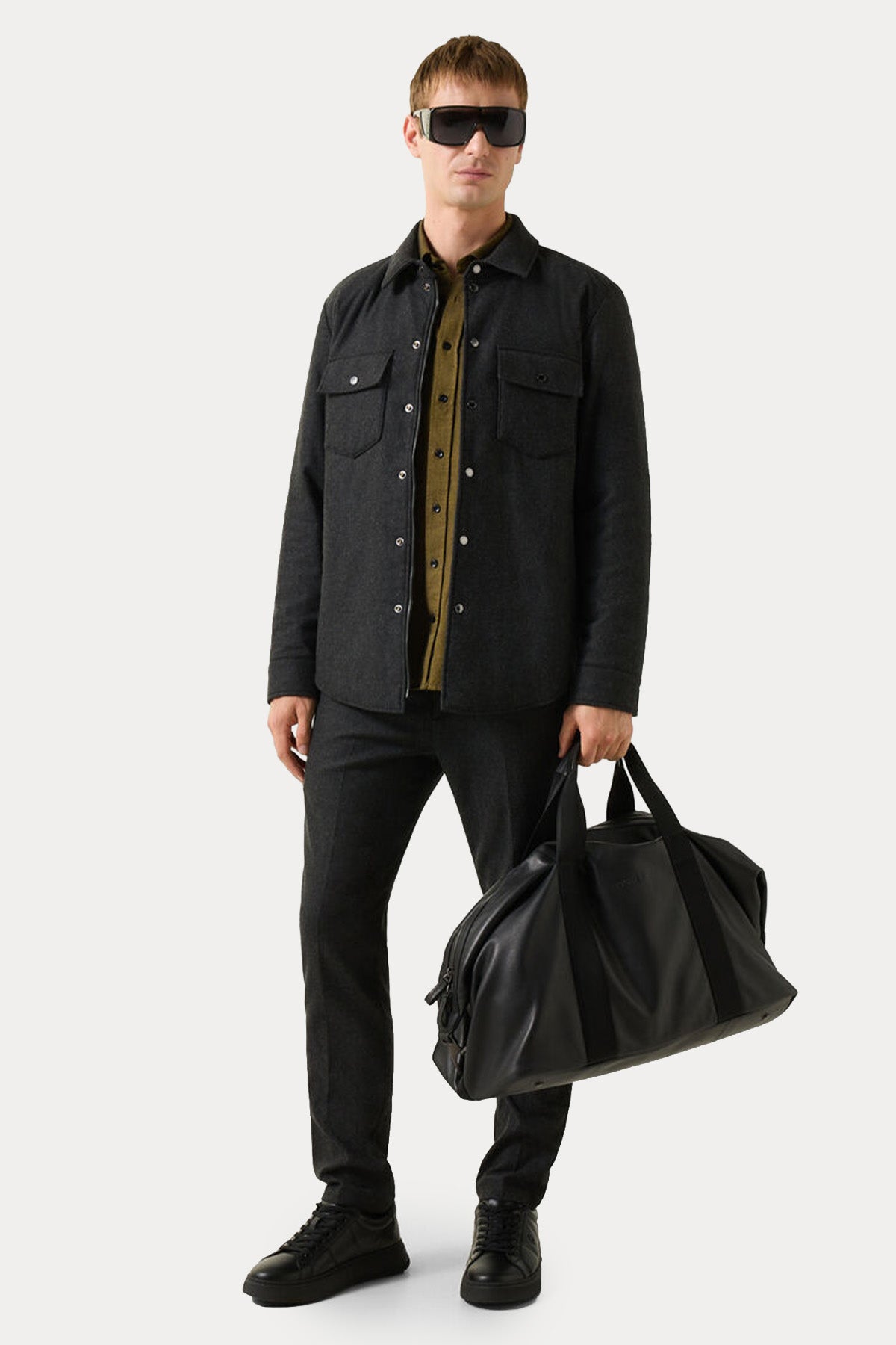 Bogner Olli Regular Fit Dolgulu Yün Gömlek Ceket