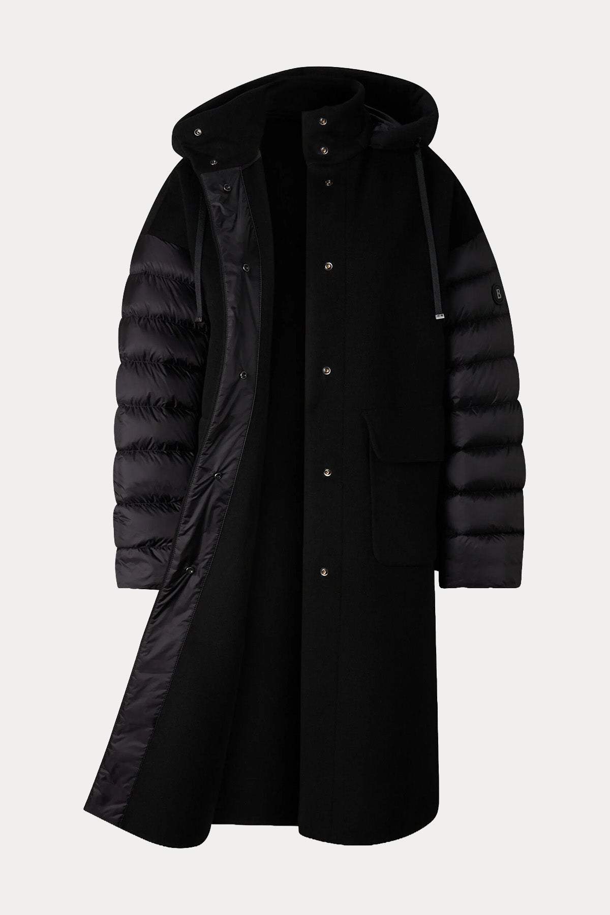 Bogner Trisha Loose Fit Kapüşonlu Yün Kaban