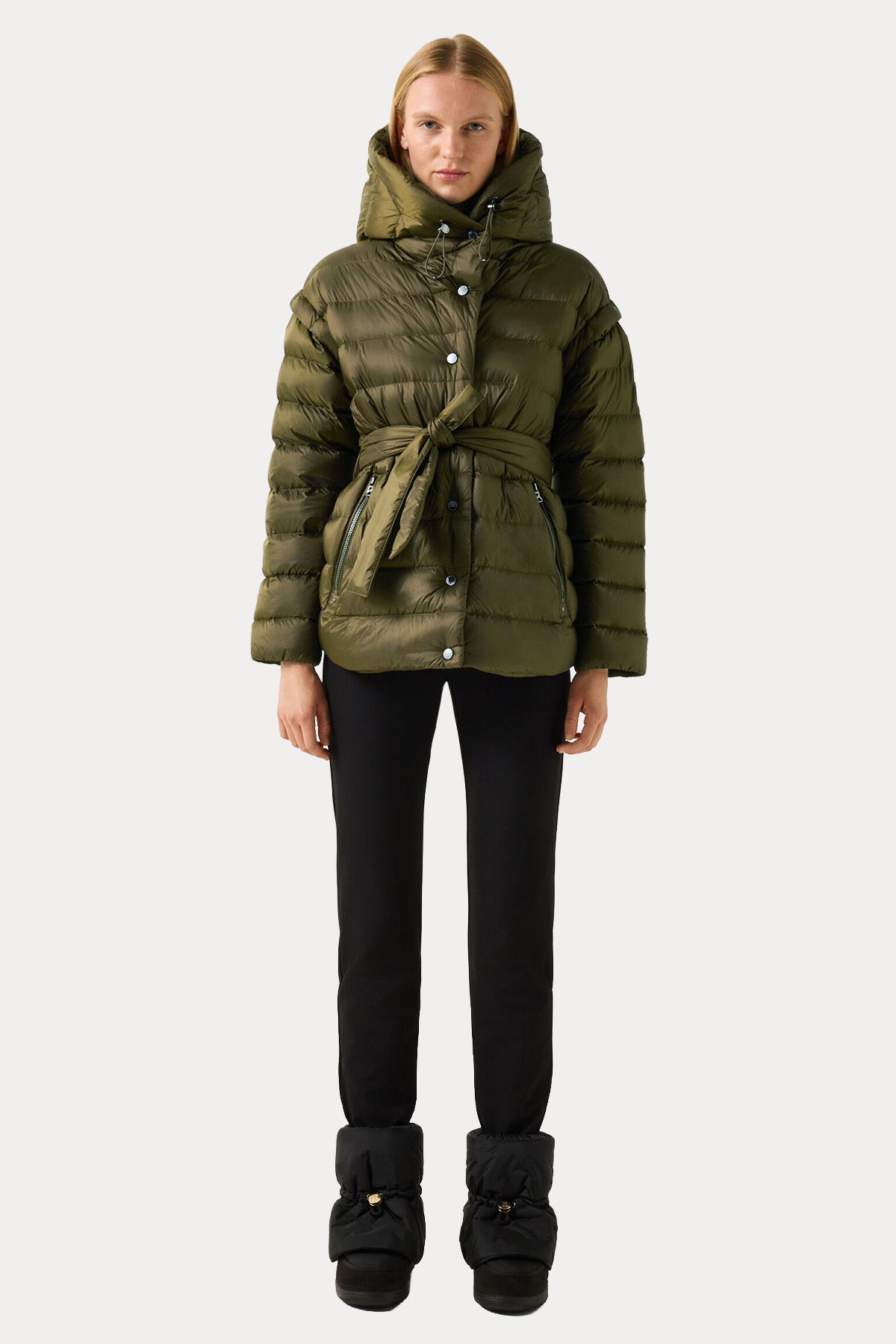 Bogner Minnie Comfort Fit Kapüşonlu Puffer Yelek Mont