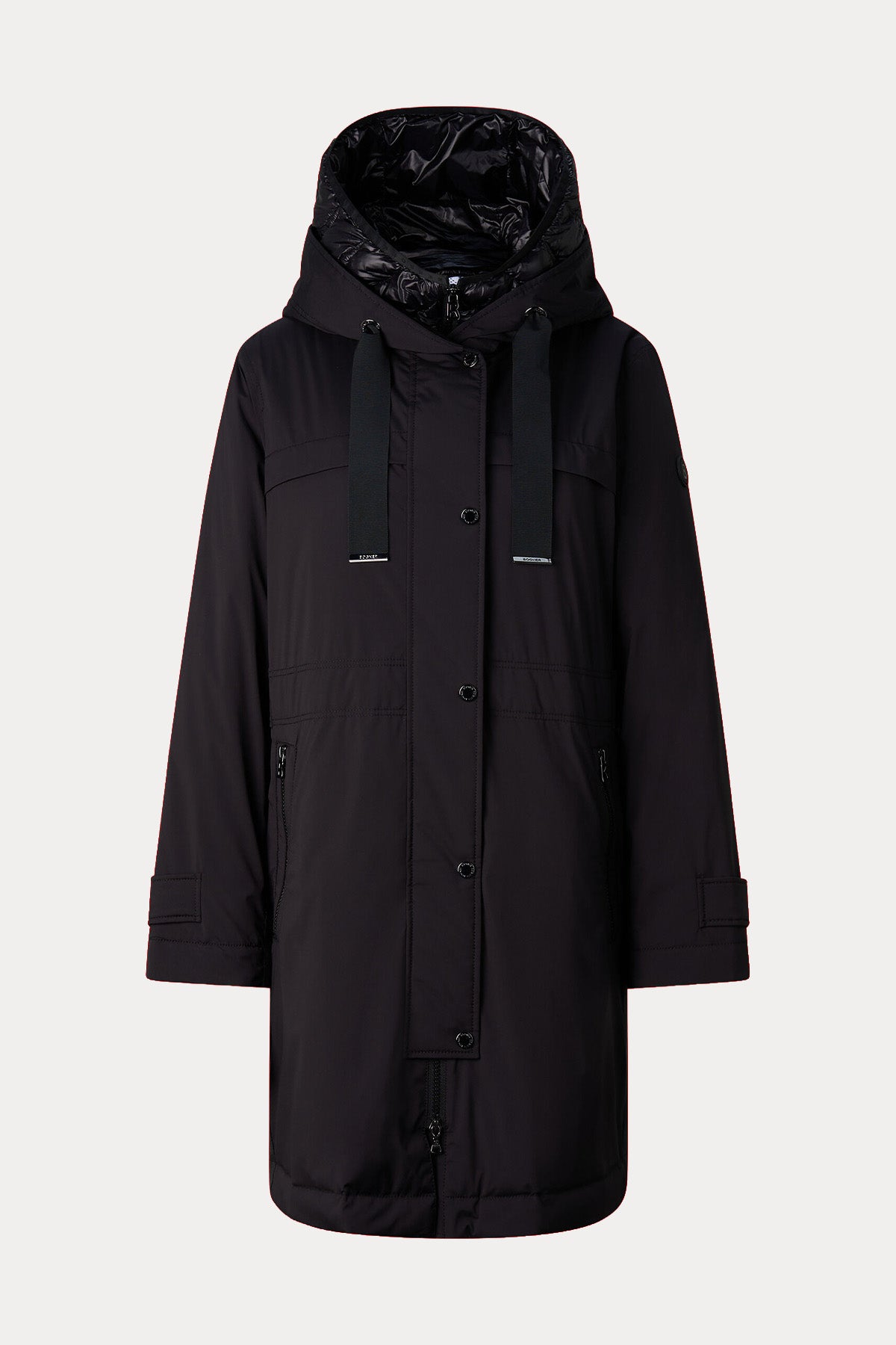 Bogner Kaja Demonte Puffer İç Parçalı Streç Uzun Mont