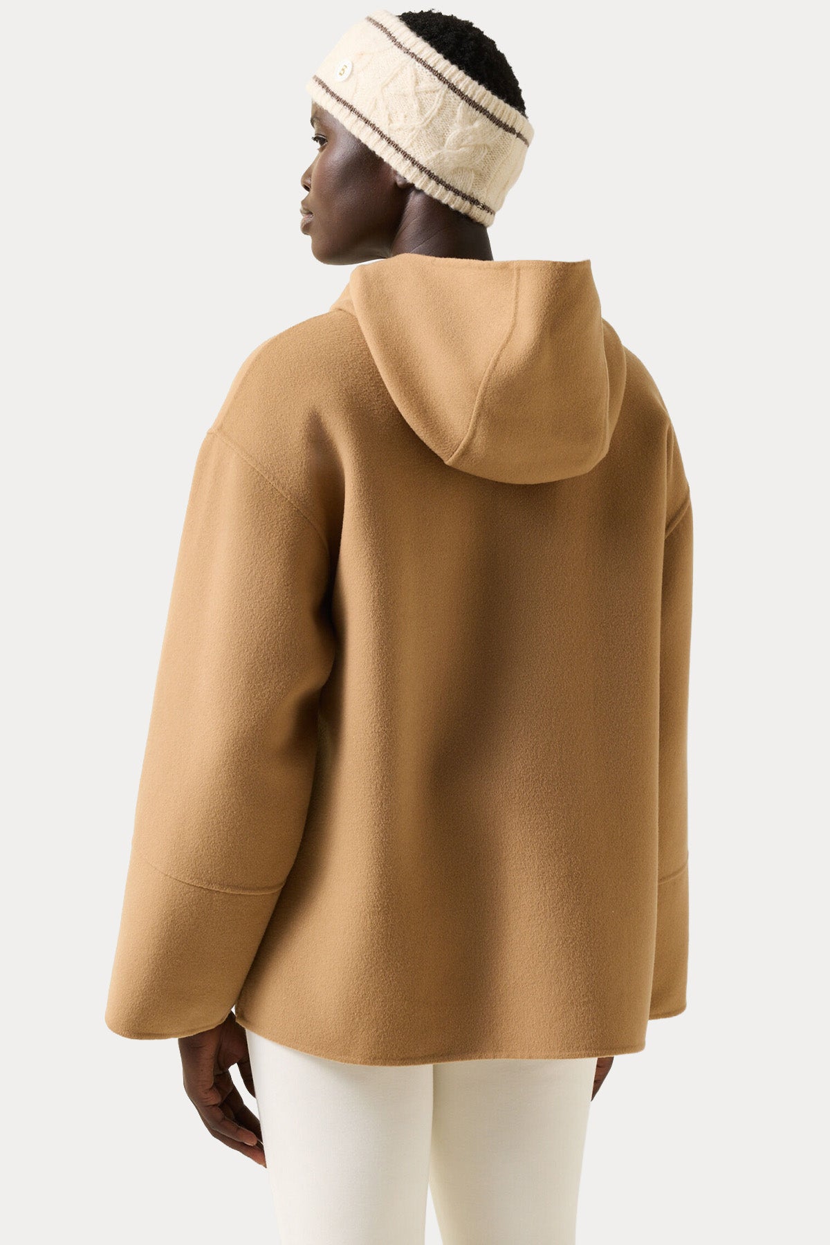 Bogner Trixie Relaxed Fit Yarım Fermuarlı Kapüşonlu Yün Triko