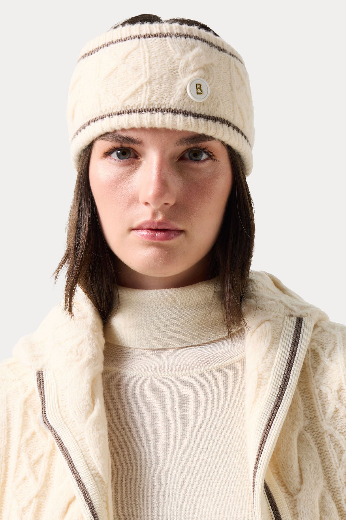 Bogner Louise Slim Fit İnce Örgü Yün Balıkçı Yaka Triko