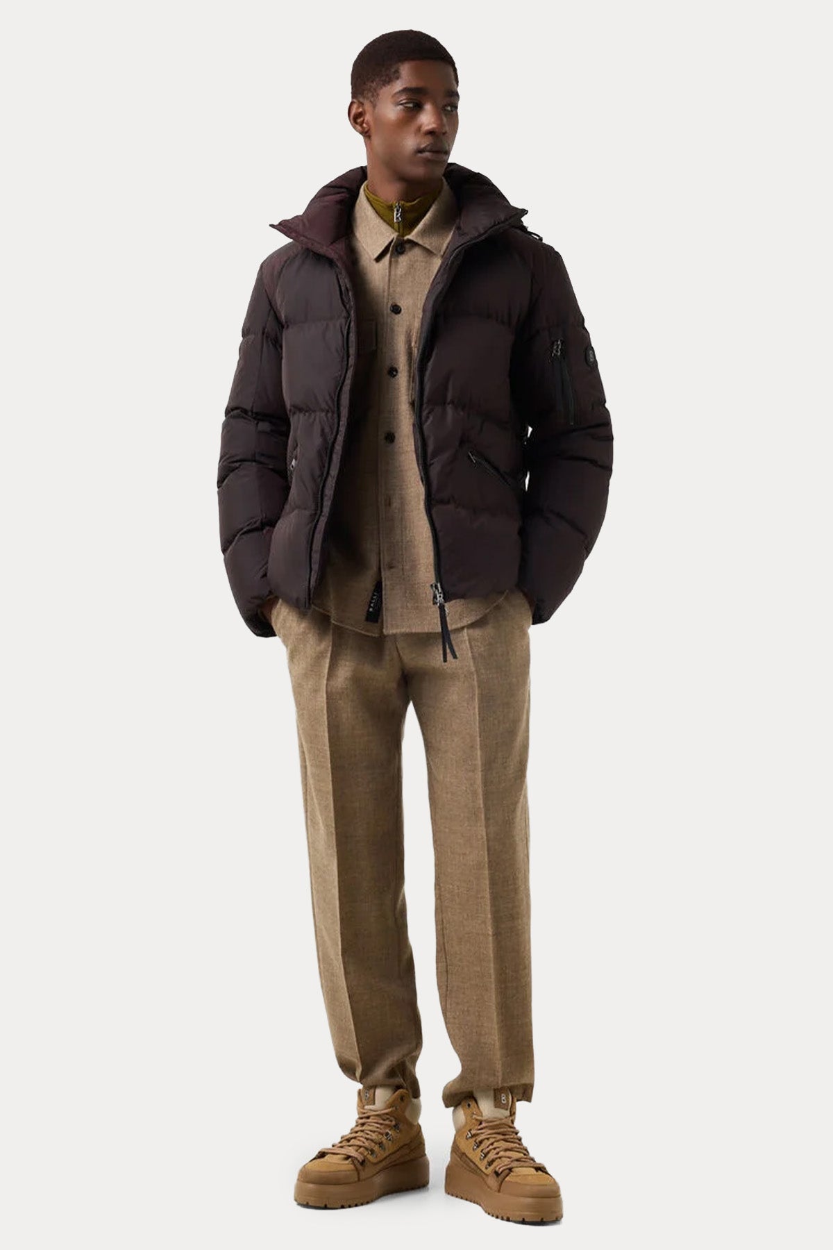 Bogner Heiko Relaxed Fit Cep Detaylı Yün Gömlek