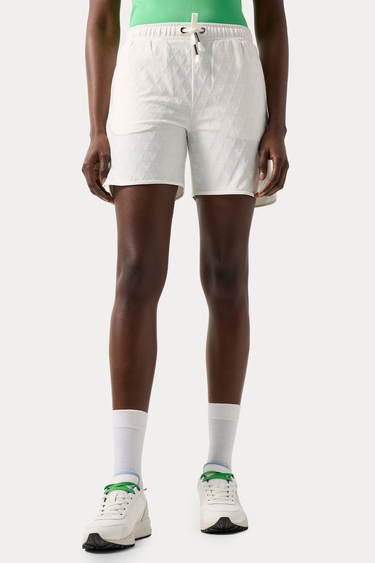 Bogner Aylin Streç Jakarlı Ceket Şort Set