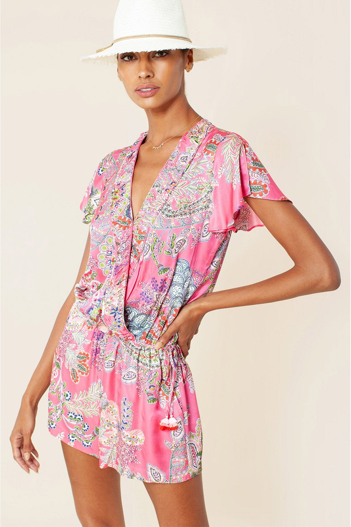 Hale Bob Kısa Kruvaze Tulum-Libas Trendy Fashion Store