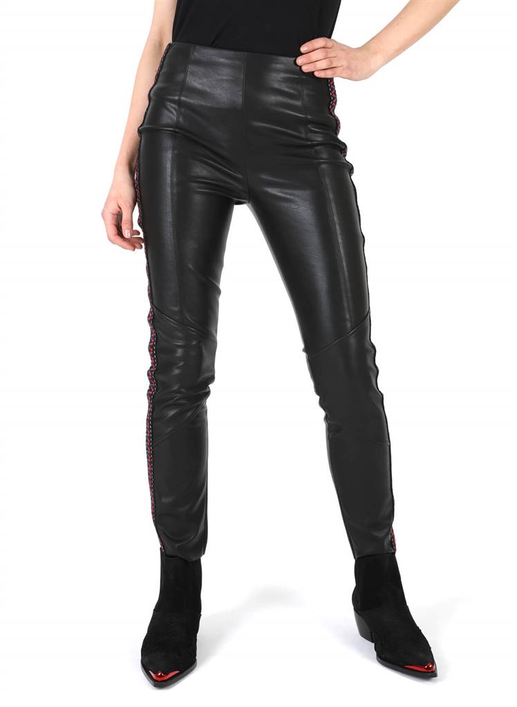 PINKO DERİ PANTOLON-Libas Trendy Fashion Store