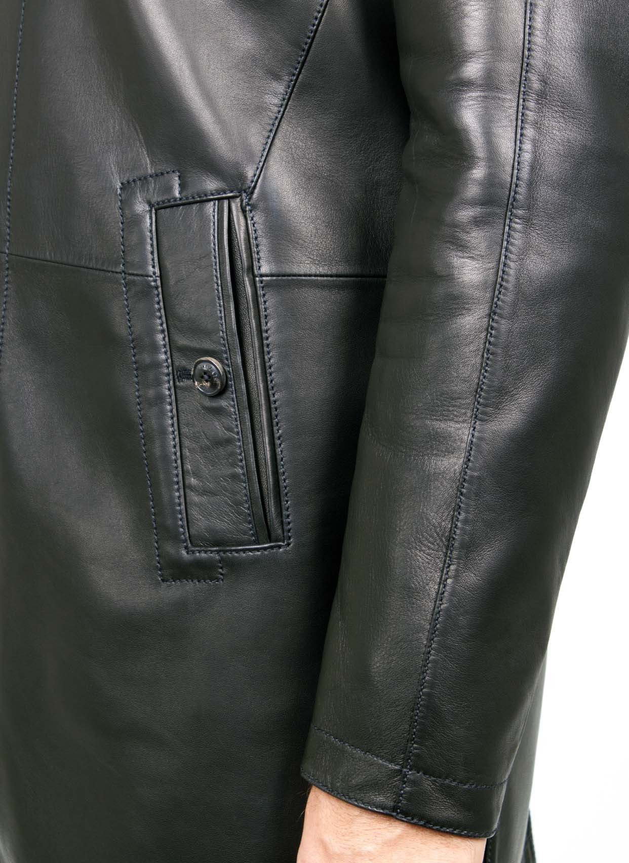 PAL ZILERI DERİ PALTO-Libas Trendy Fashion Store