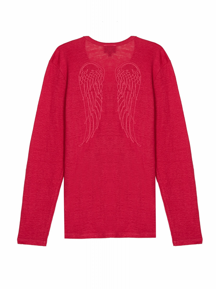 BERENICE T-SHIRT 06MABEL1TS FUCHSIA-Libas Trendy Fashion Store