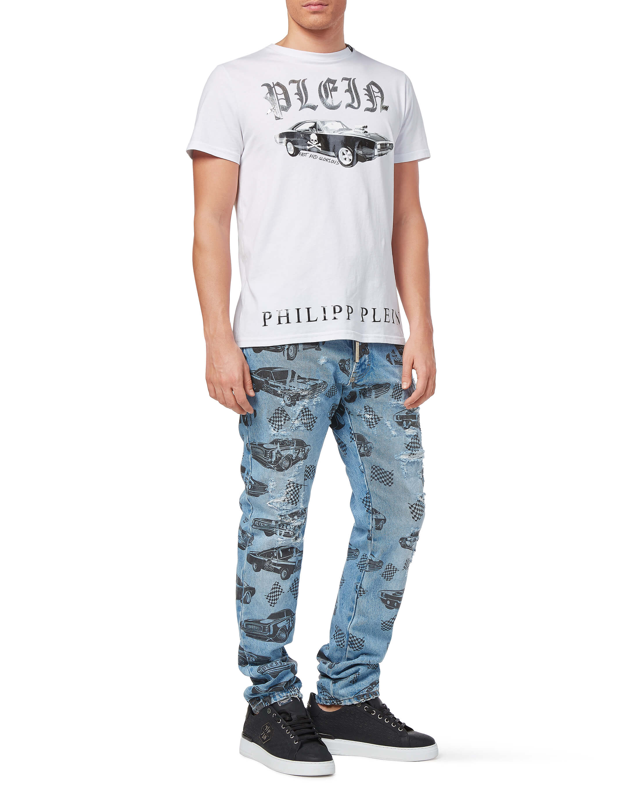 PHILIPP PLEIN T-SHIRT MTK2014 PJY002N 01 SAM SMİTH-Libas Trendy Fashion Store