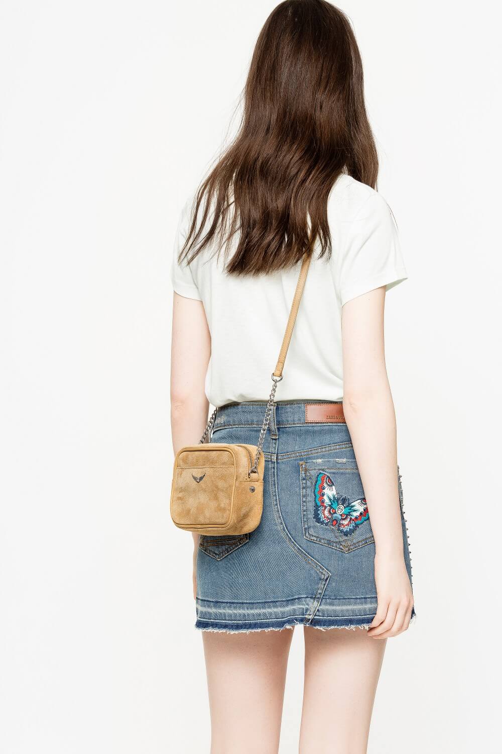 ZADIG&VOLTAIRE ETEK SGCT0302F JUICE BLEU BRODE-Libas Trendy Fashion Store