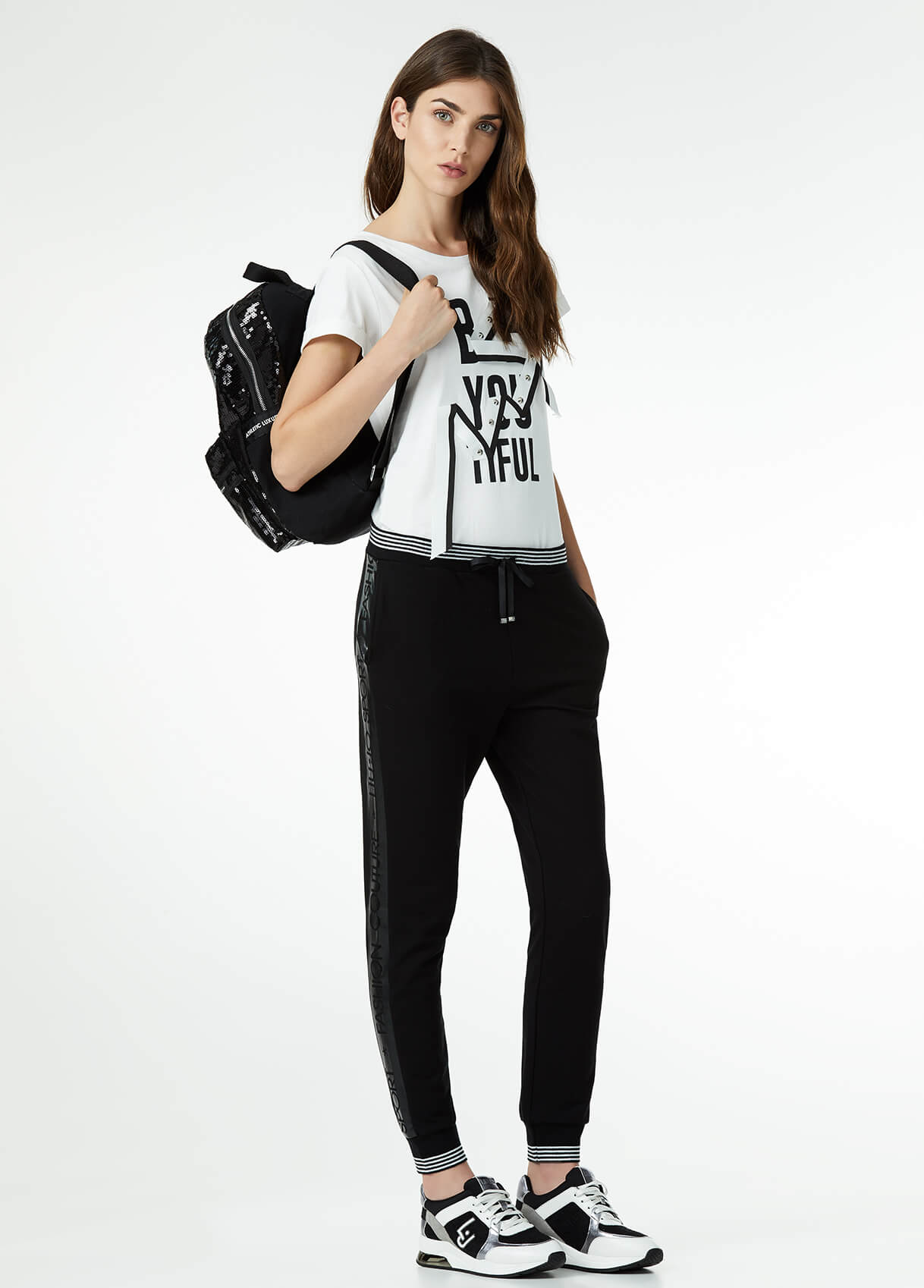 LIU JO T-SHIRT T68129 J0166-Libas Trendy Fashion Store