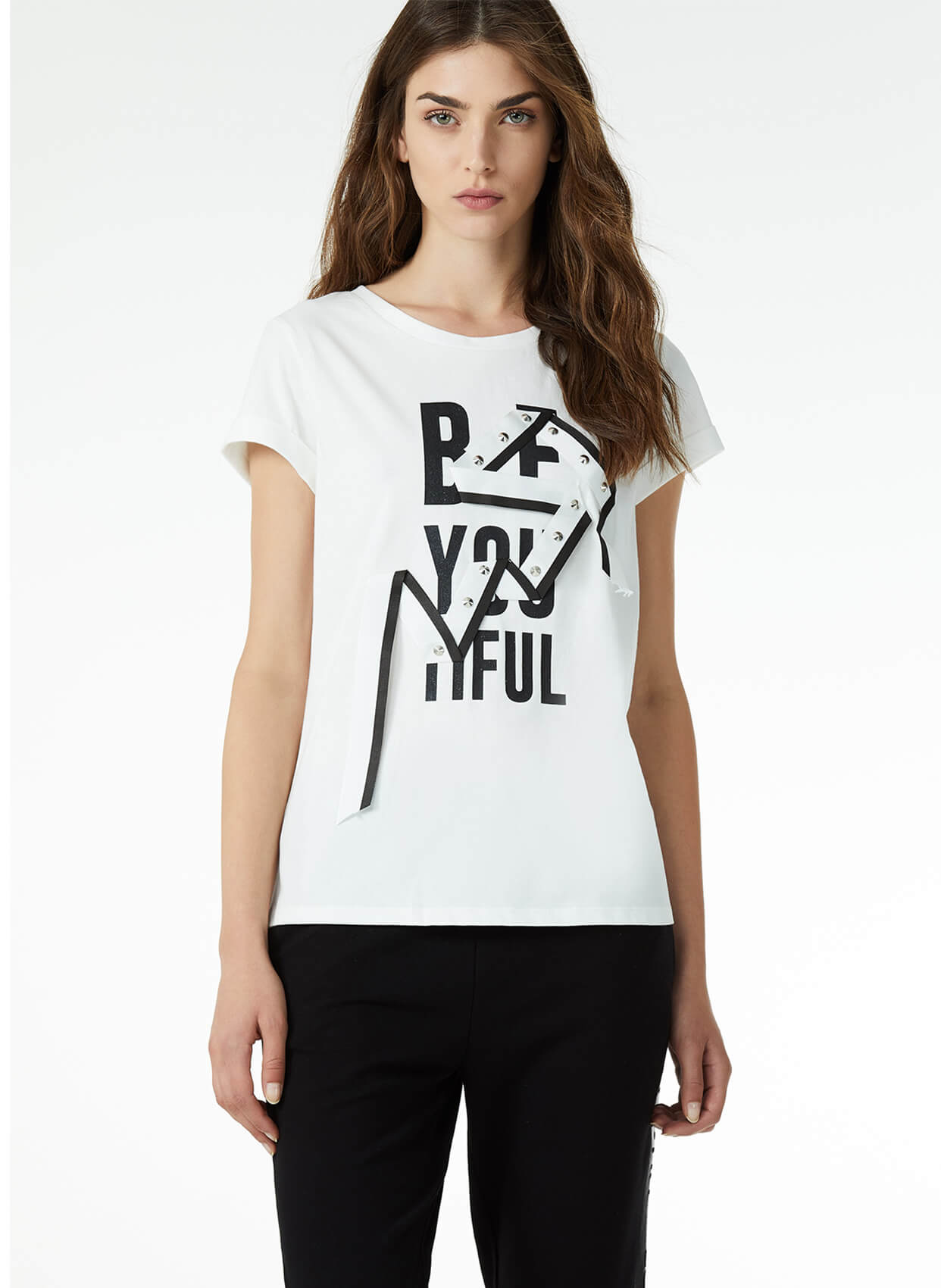 LIU JO T-SHIRT T68129 J0166-Libas Trendy Fashion Store