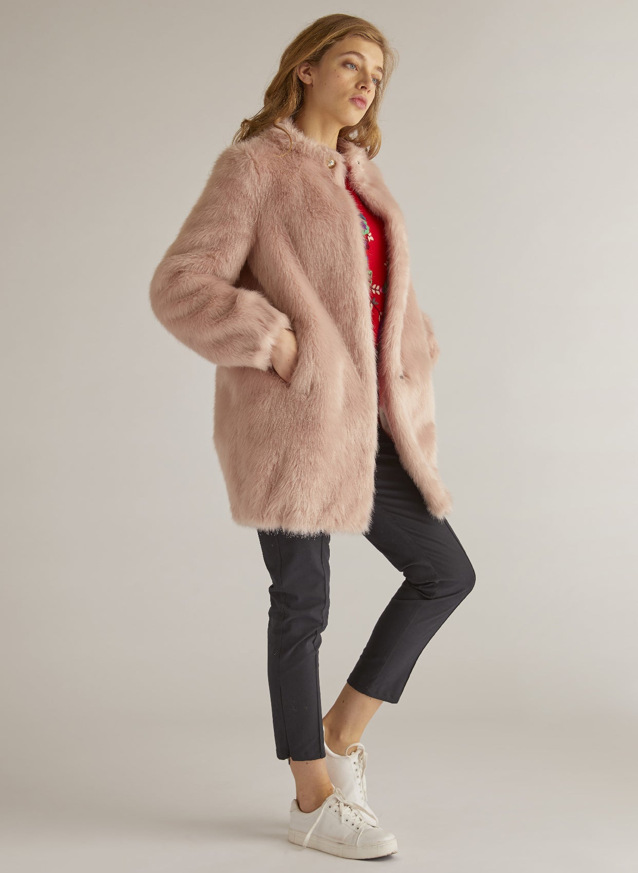 RENE DERHY KÜRK MANTO-Libas Trendy Fashion Store