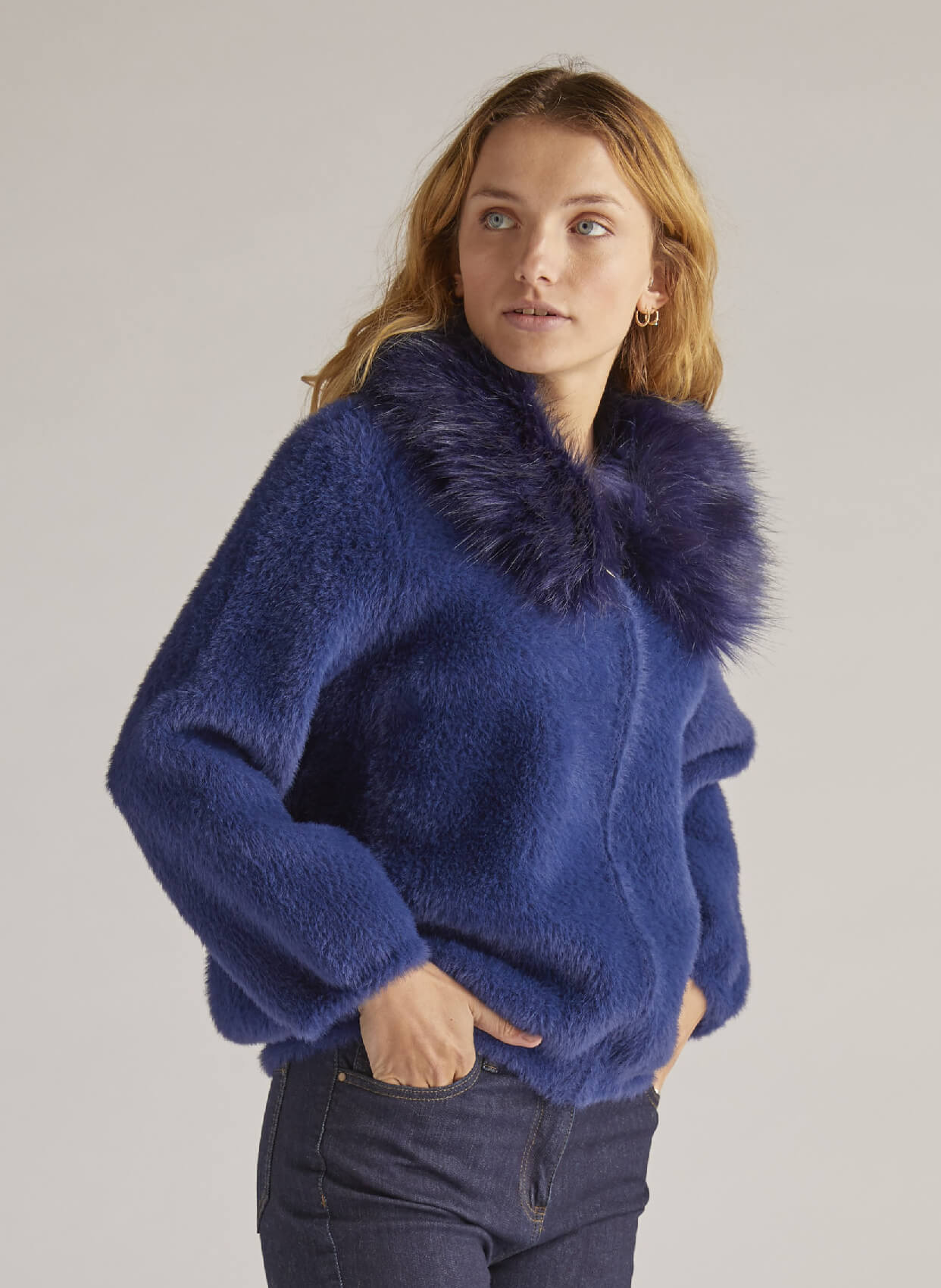 RENE DERHY KÜRK CEKET EGLEFIN A845054 700-Libas Trendy Fashion Store