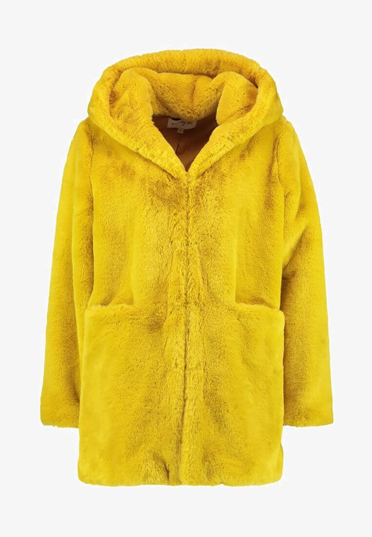 RENE DERHY KÜRK MANTO BACKGAMMON A885006 606-Libas Trendy Fashion Store