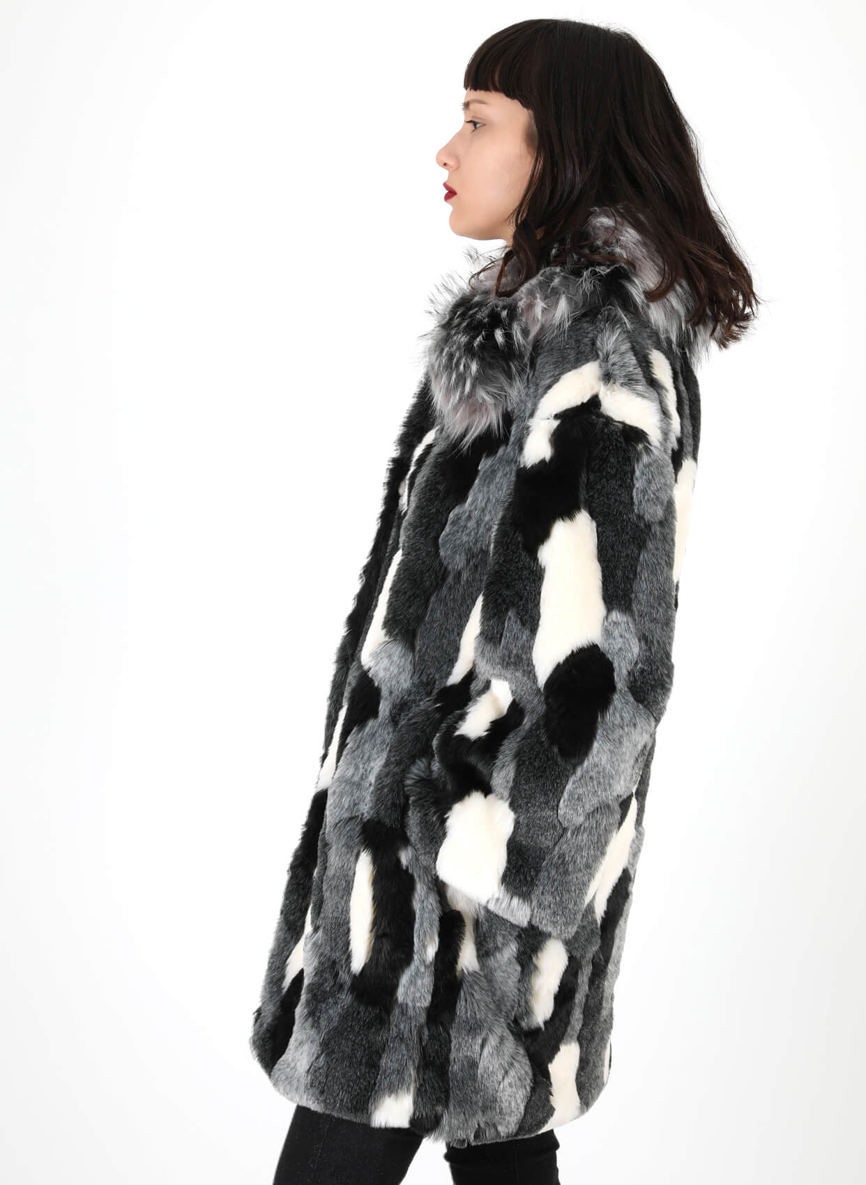 NEW TREND KÜRK MANTO 2628A-Libas Trendy Fashion Store