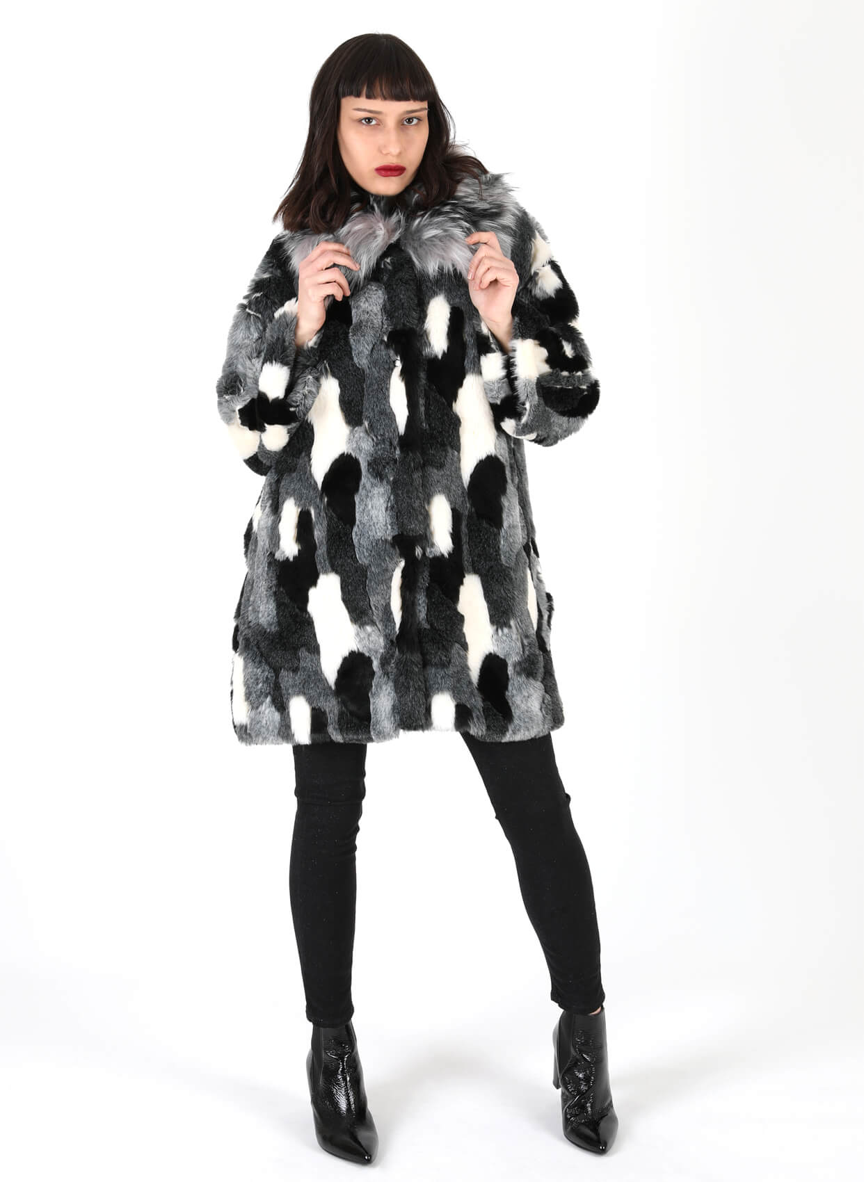 NEW TREND KÜRK MANTO 2628A-Libas Trendy Fashion Store