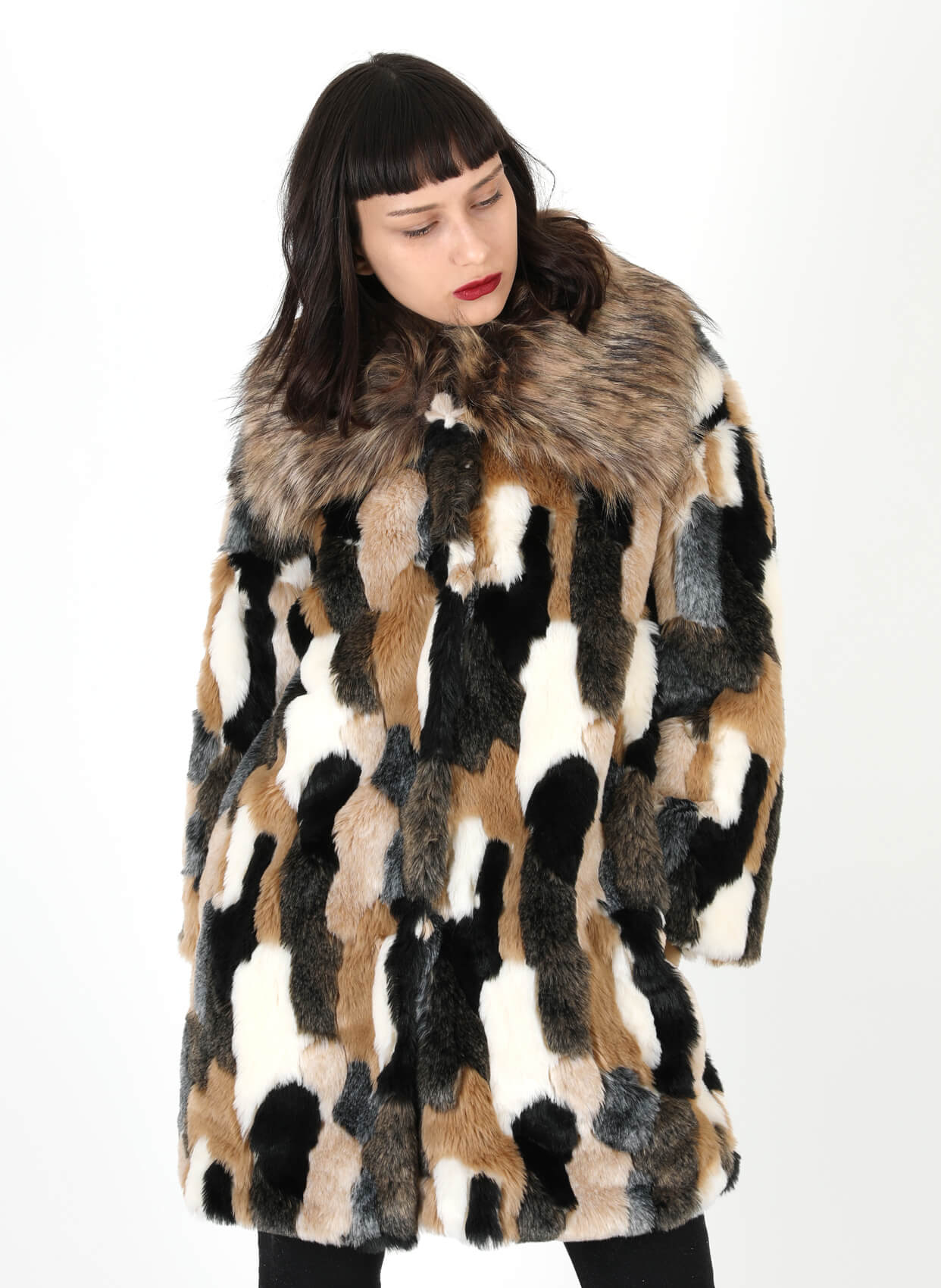 NEW TREND KÜRK MANTO 2628A-Libas Trendy Fashion Store