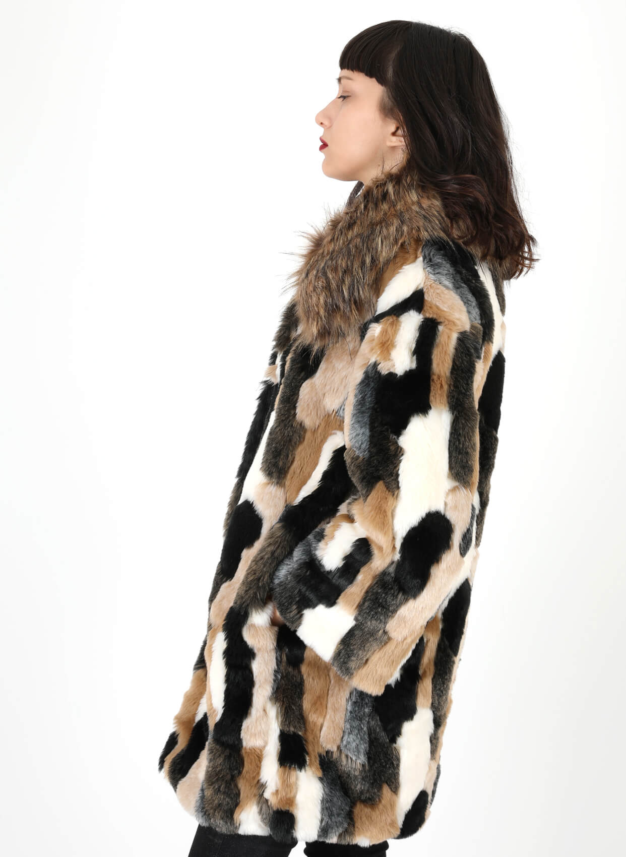 NEW TREND KÜRK MANTO 2628A-Libas Trendy Fashion Store