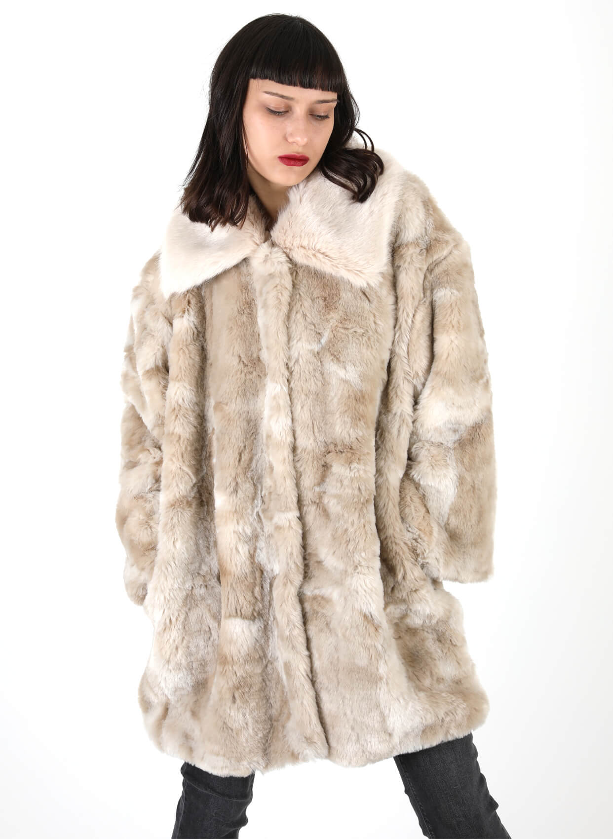 NEW TREND KÜRK MANTO 2628-Libas Trendy Fashion Store