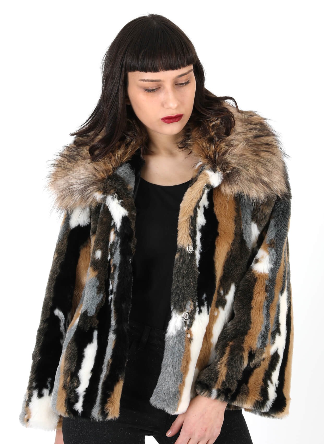 NEW TREND KÜRK CEKET 2636-Libas Trendy Fashion Store