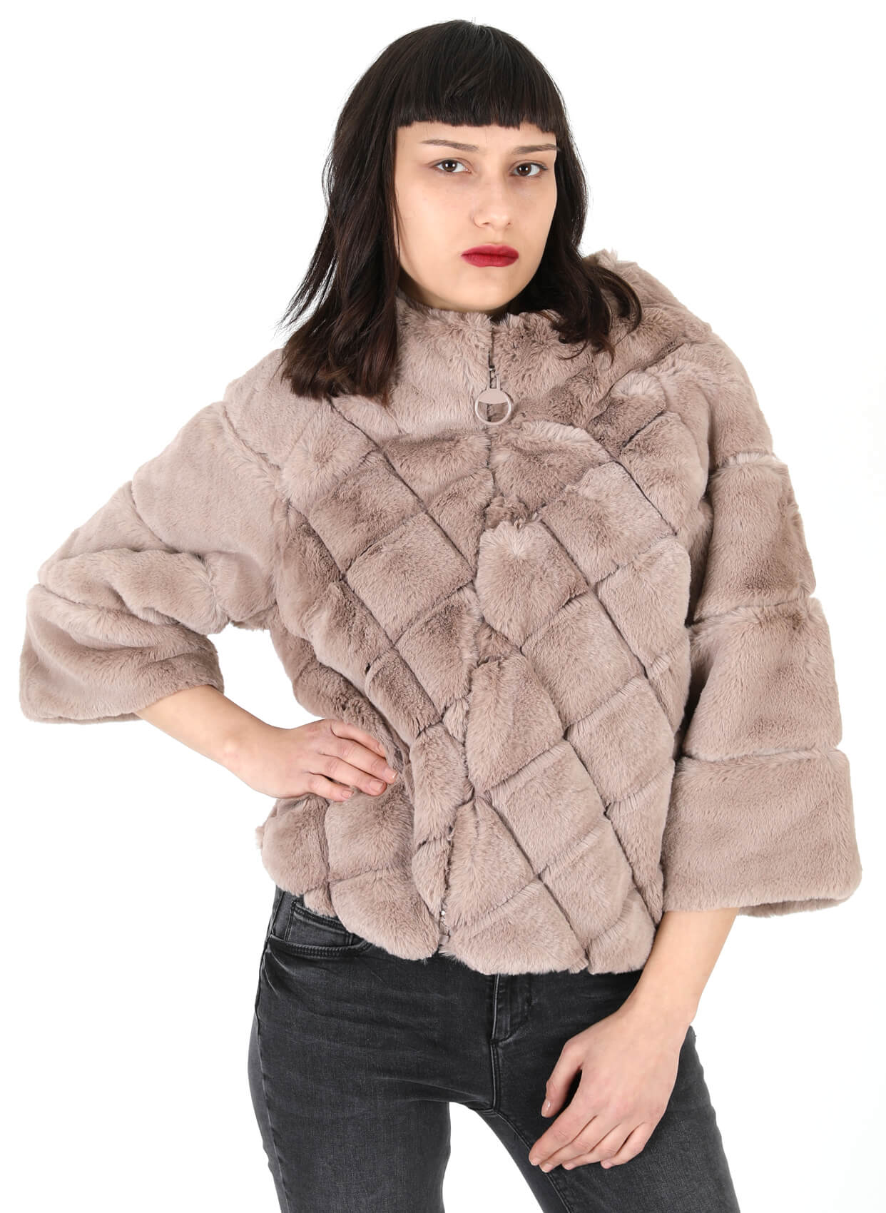 NEW TREND KÜRK CEKET 6107-Libas Trendy Fashion Store