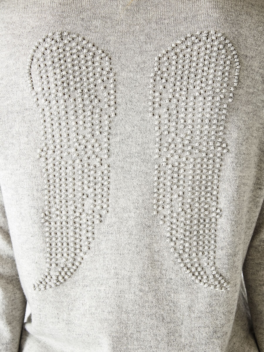 BERENICE TRİKO 07ARTY6AMT LIGHT HEALTHER GREY-Libas Trendy Fashion Store