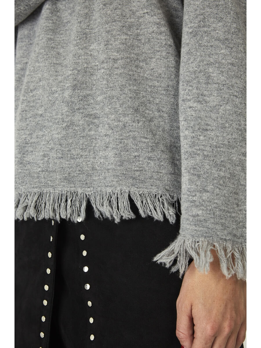 BERENICE TRİKO 07GORDON5UMT HEATHER GREY-Libas Trendy Fashion Store