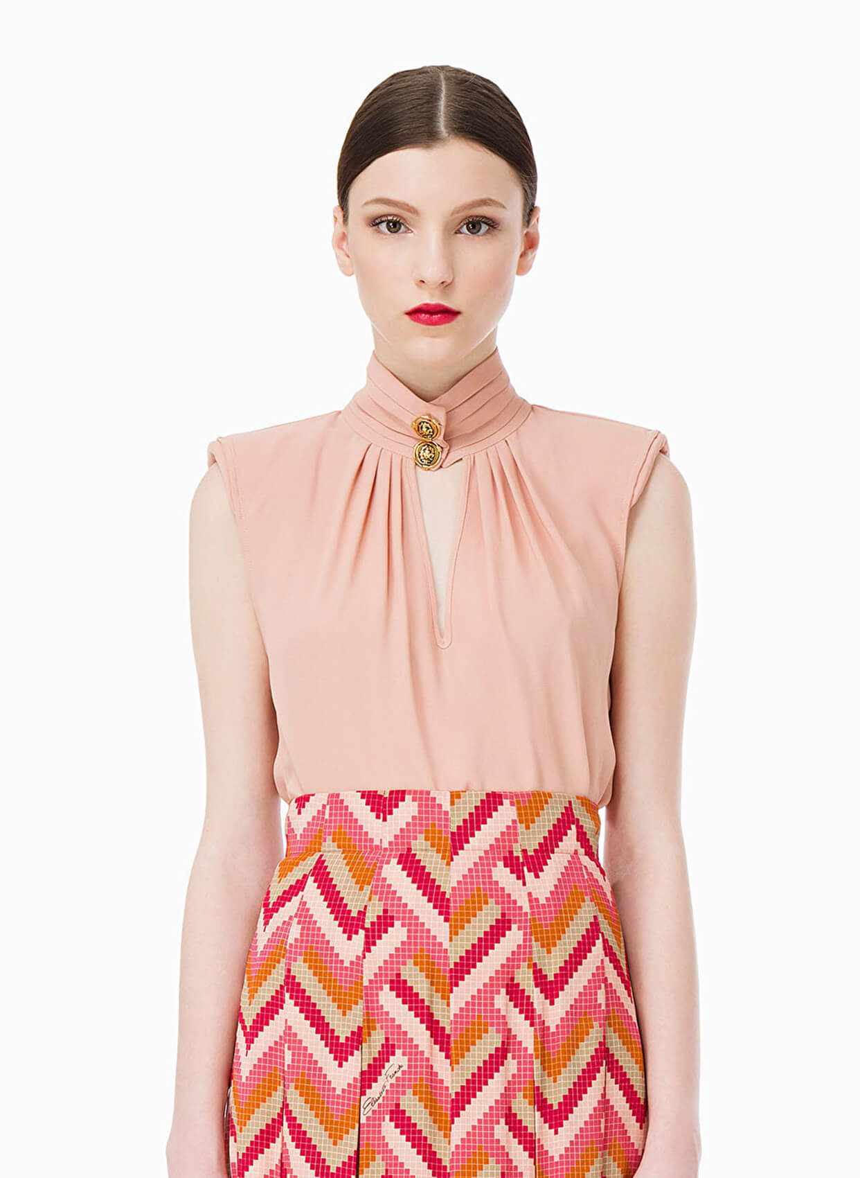 ELISABETTA FRANCHI BLUZ CA 147 87E2 V180 153-Libas Trendy Fashion Store