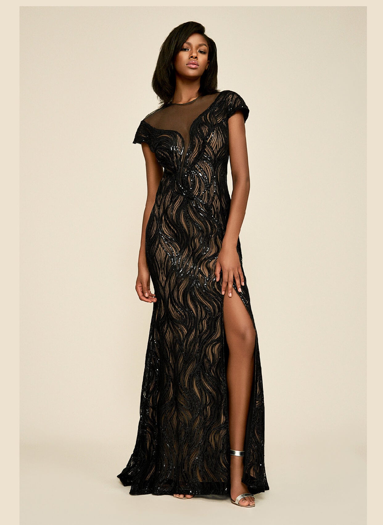 TADASHI SHOJI ABİYE BGW18689L-Libas Trendy Fashion Store