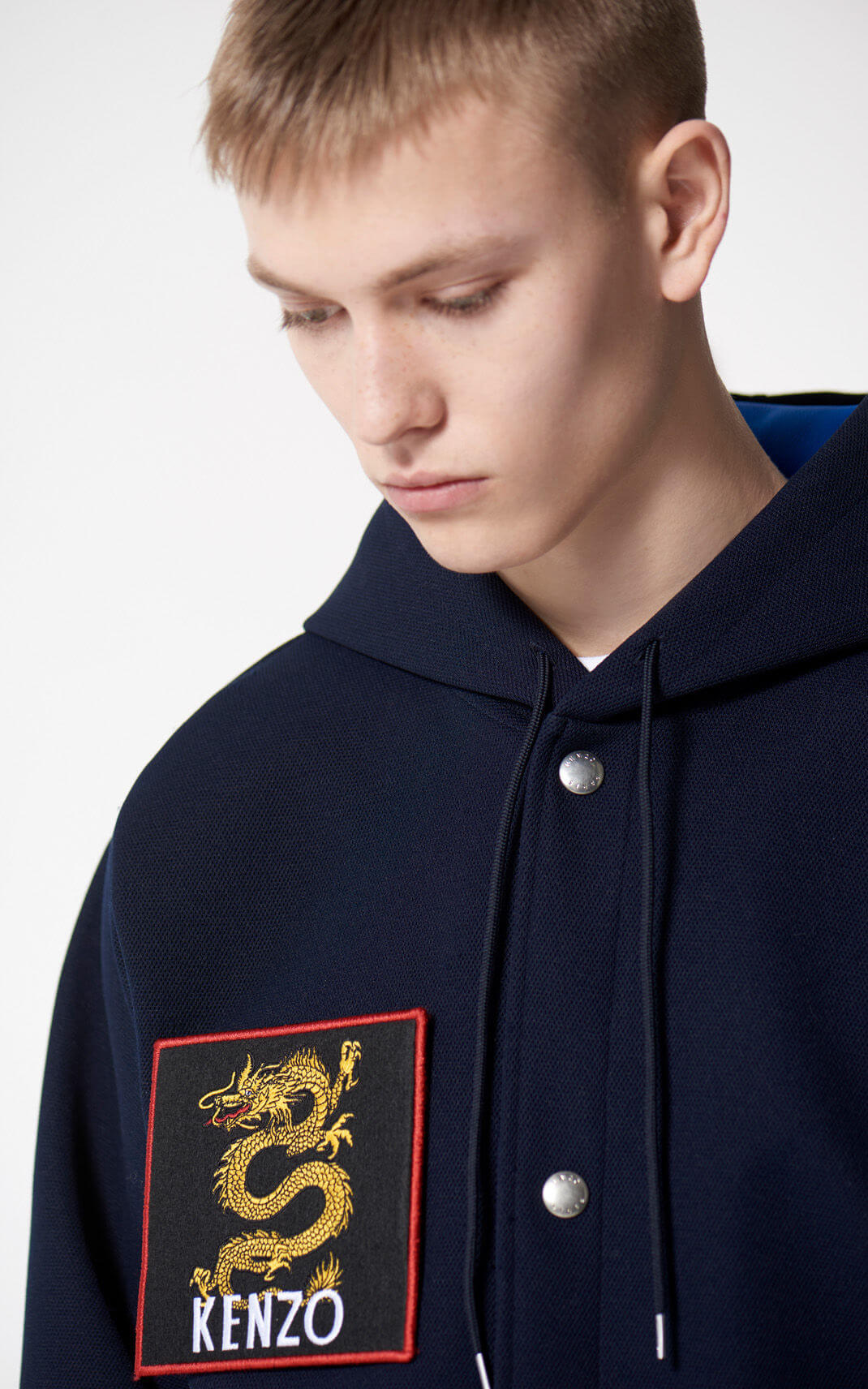 KENZO CEKET F865BL7504CB 76-Libas Trendy Fashion Store