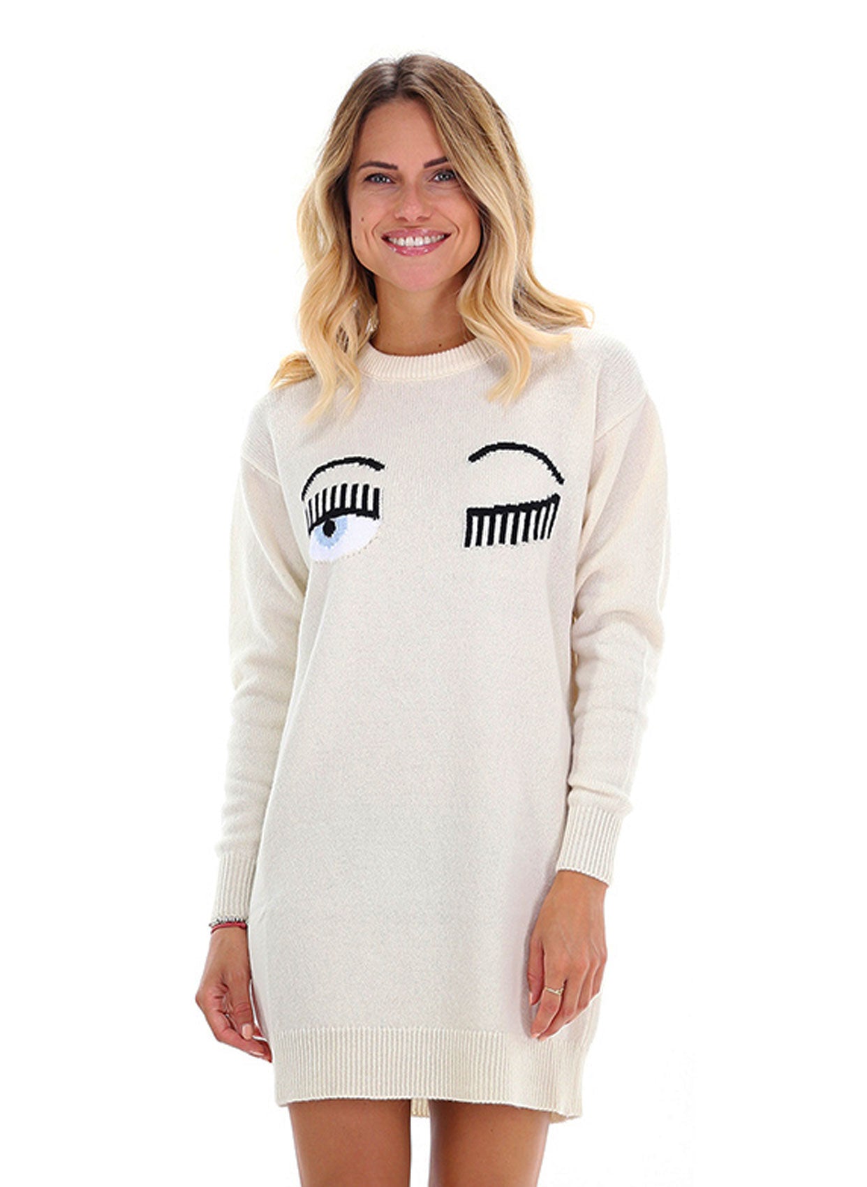 Chiara Ferragni Triko Elbise-Libas Trendy Fashion Store