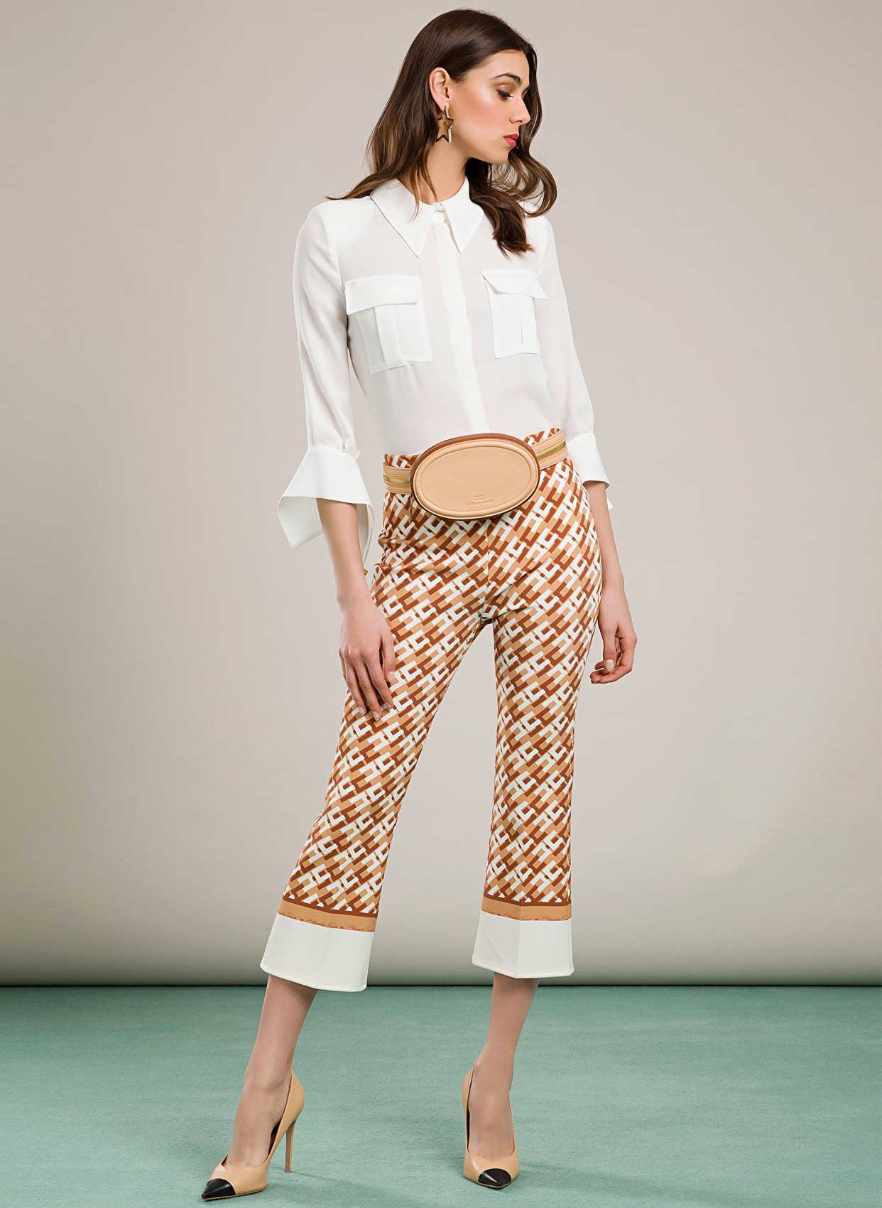 Elisabetta Franchi Bluz-Libas Trendy Fashion Store