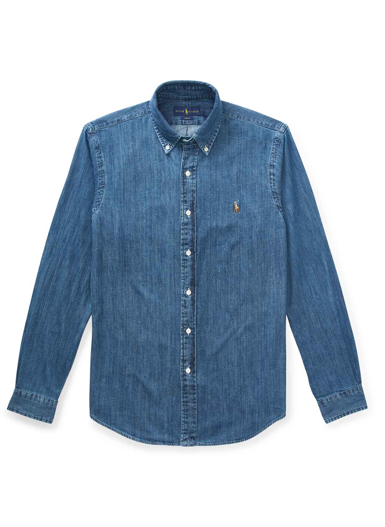 Polo Ralph Lauren Slim Fit Denim Gömlek-Libas Trendy Fashion Store