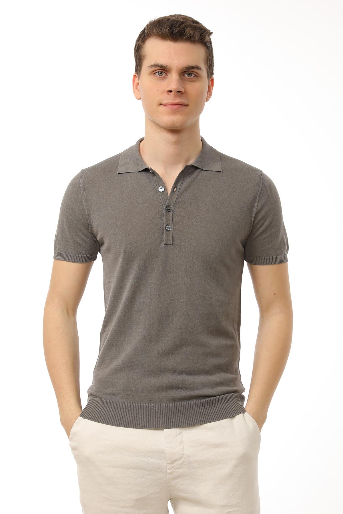 Manifattura Örme Polo Yaka T-shirt-Libas Trendy Fashion Store