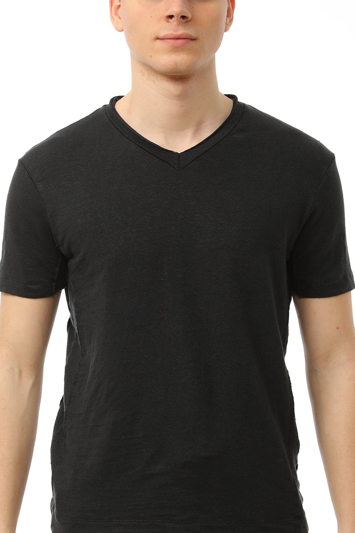 Manifattura Stretch Keten T-shirt-Libas Trendy Fashion Store