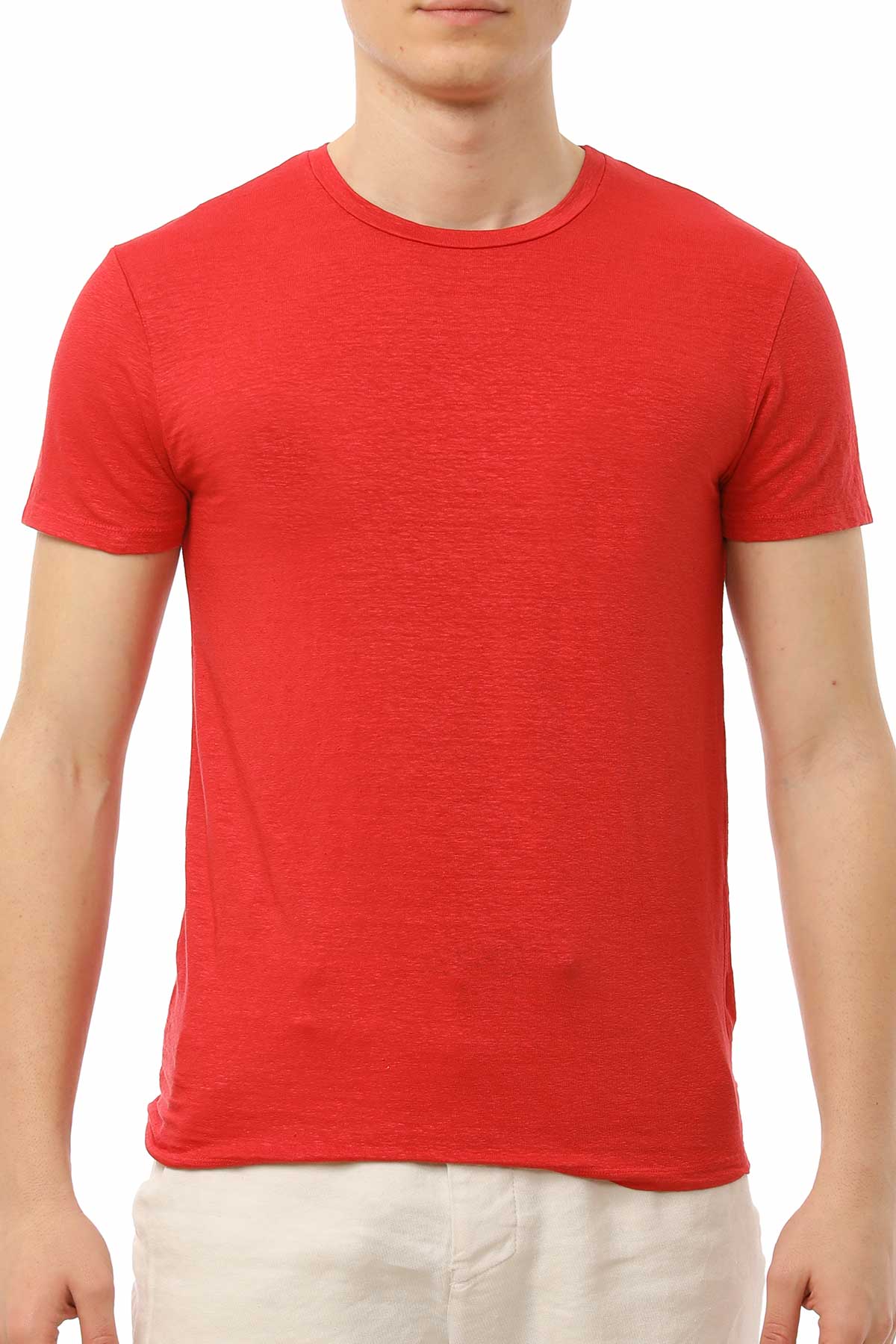 Manifattura Stretch Keten T-shirt-Libas Trendy Fashion Store