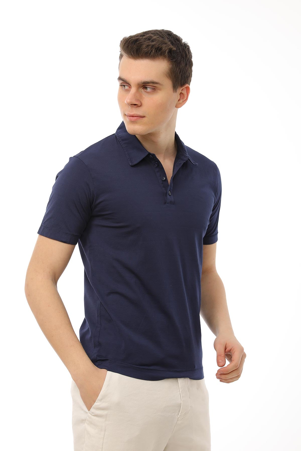 Manifattura Polo Yaka T-shirt-Libas Trendy Fashion Store