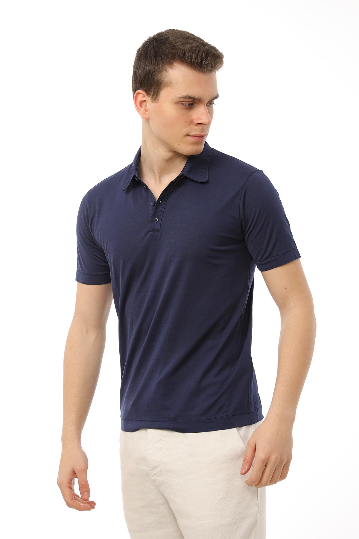 Manifattura Polo Yaka T-shirt-Libas Trendy Fashion Store