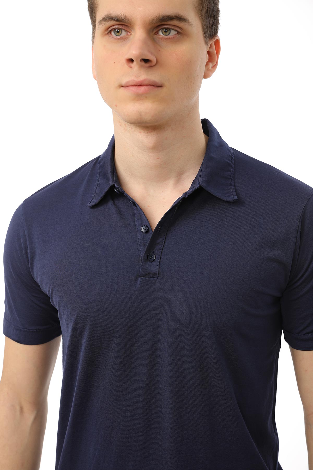 Manifattura Polo Yaka T-shirt-Libas Trendy Fashion Store