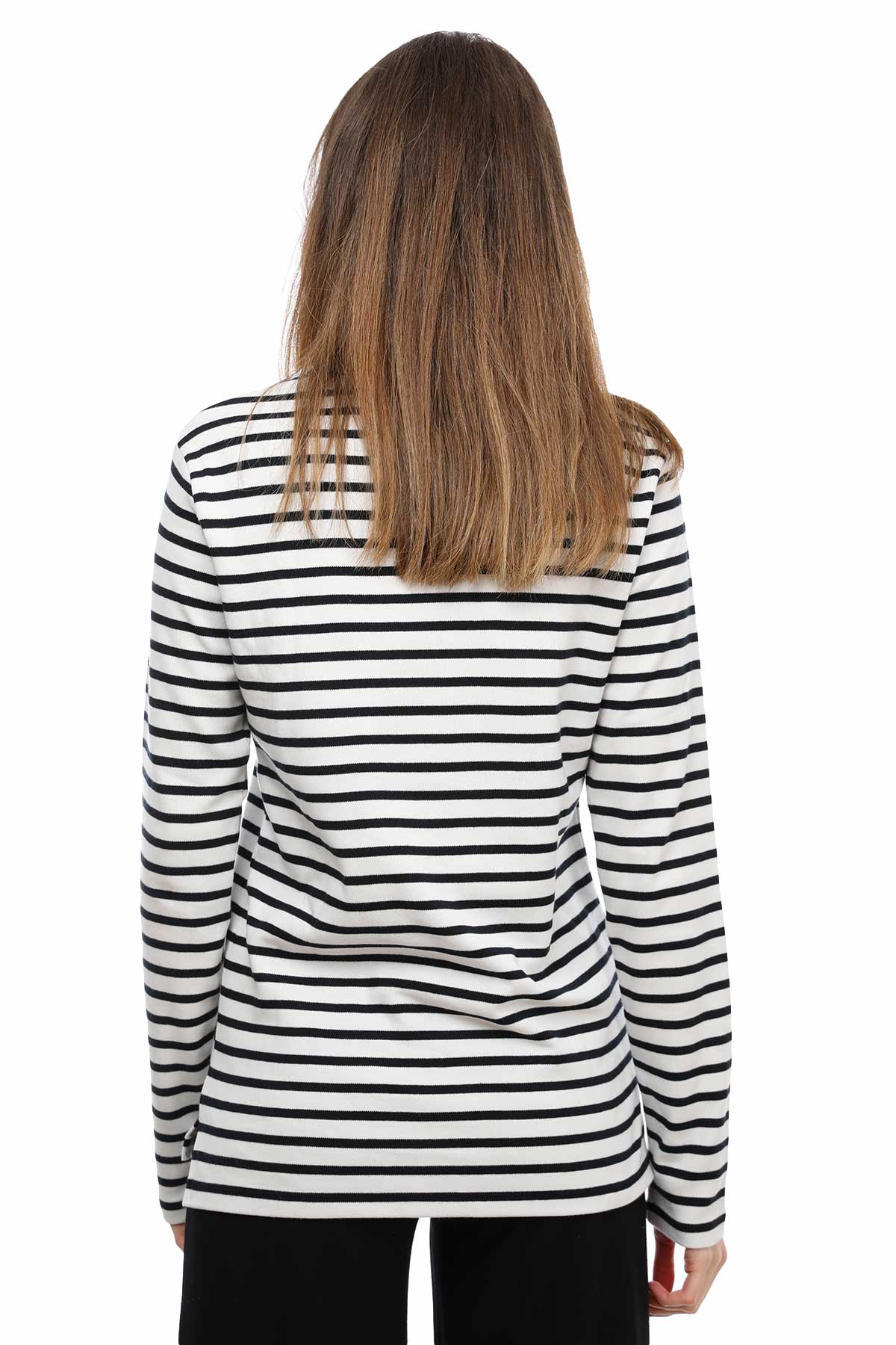 Tru Çizgili Sweatshirt-Libas Trendy Fashion Store