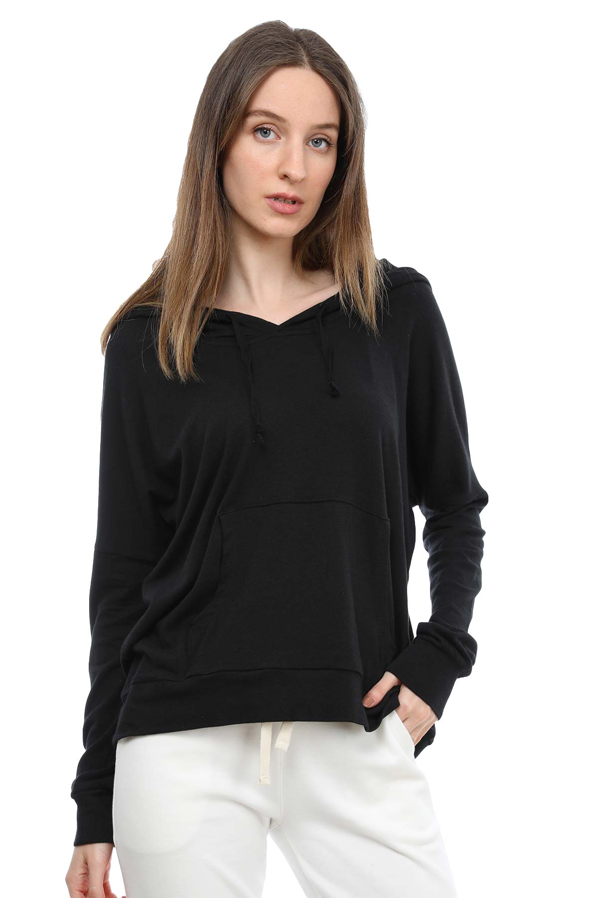Tru Kapüşonlu Sweatshirt-Libas Trendy Fashion Store