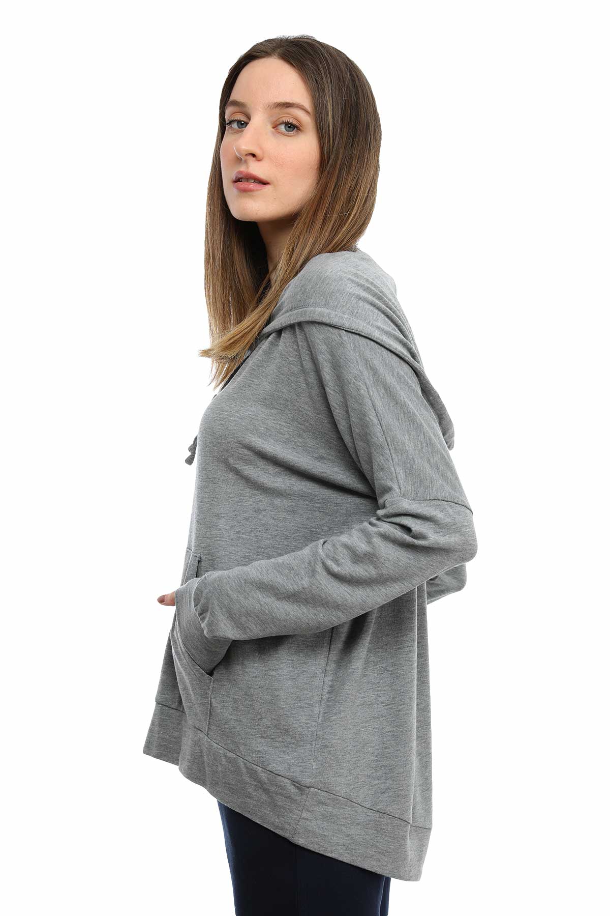 Tru Kapüşonlu Sweatshirt-Libas Trendy Fashion Store