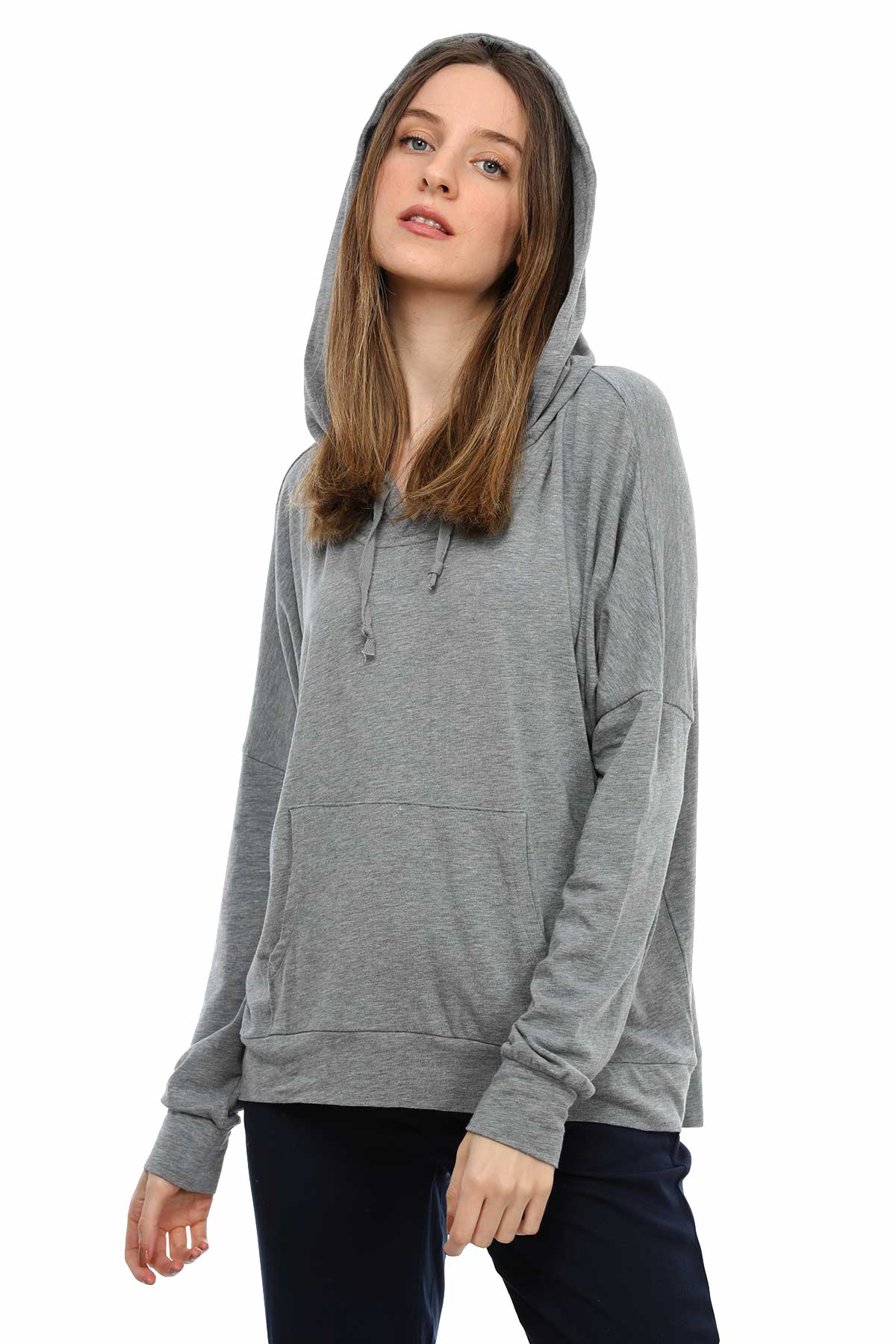 Tru Kapüşonlu Sweatshirt-Libas Trendy Fashion Store